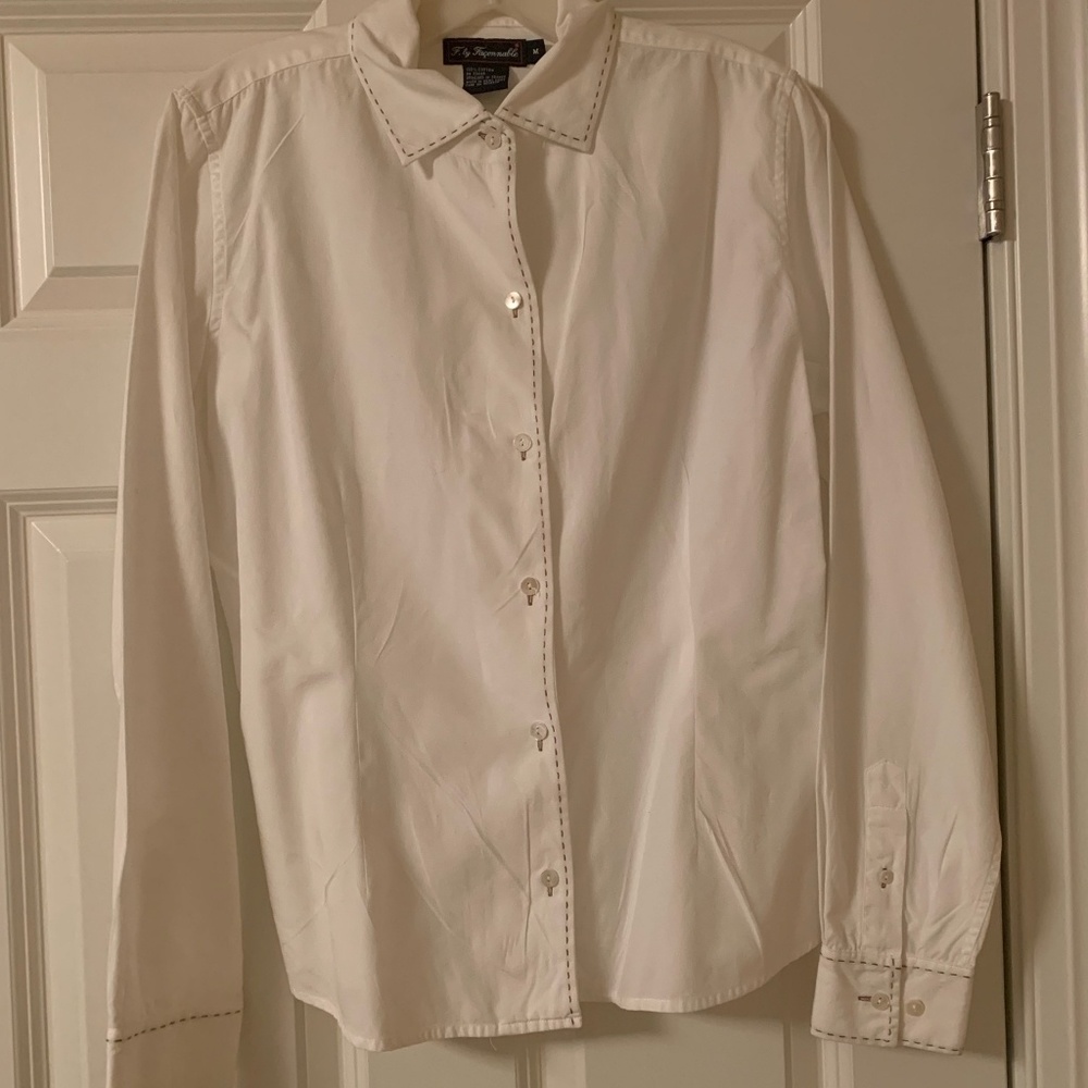 Faconnable white blouse